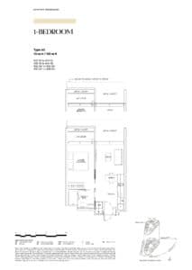 Newport Residences 1 Bedroom Type A2
