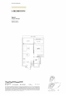 Newport Residences 1 Bedroom Type A3