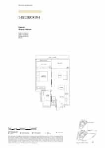 Newport Residences 1 Bedroom Type A4
