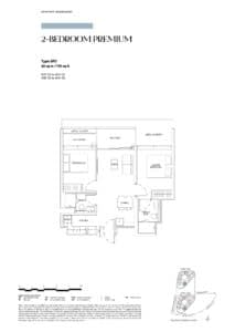 Newport Residences 2 Bedroom Premium Type BP2